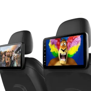 Bilskärm för baksätet - 10,1″ Android 12 HD med Wi-Fi, Bluetooth 5.1, FM-sändare & Google Play (2GB+32GB)