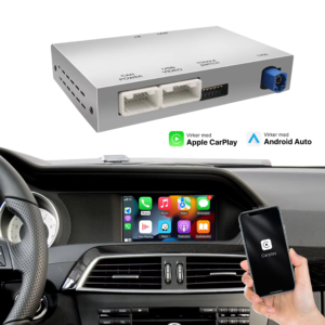 Mercedes Benz A B C E Class Apple CarPlay & Android Auto Trådlös