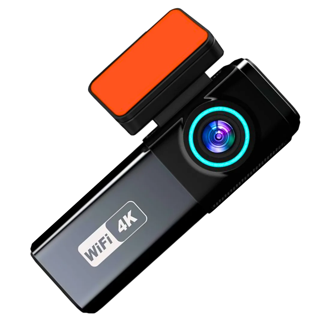 4K Dashcam m. For- & Bagkamera, WiFi, Natsyn & Parkeringsovervågning