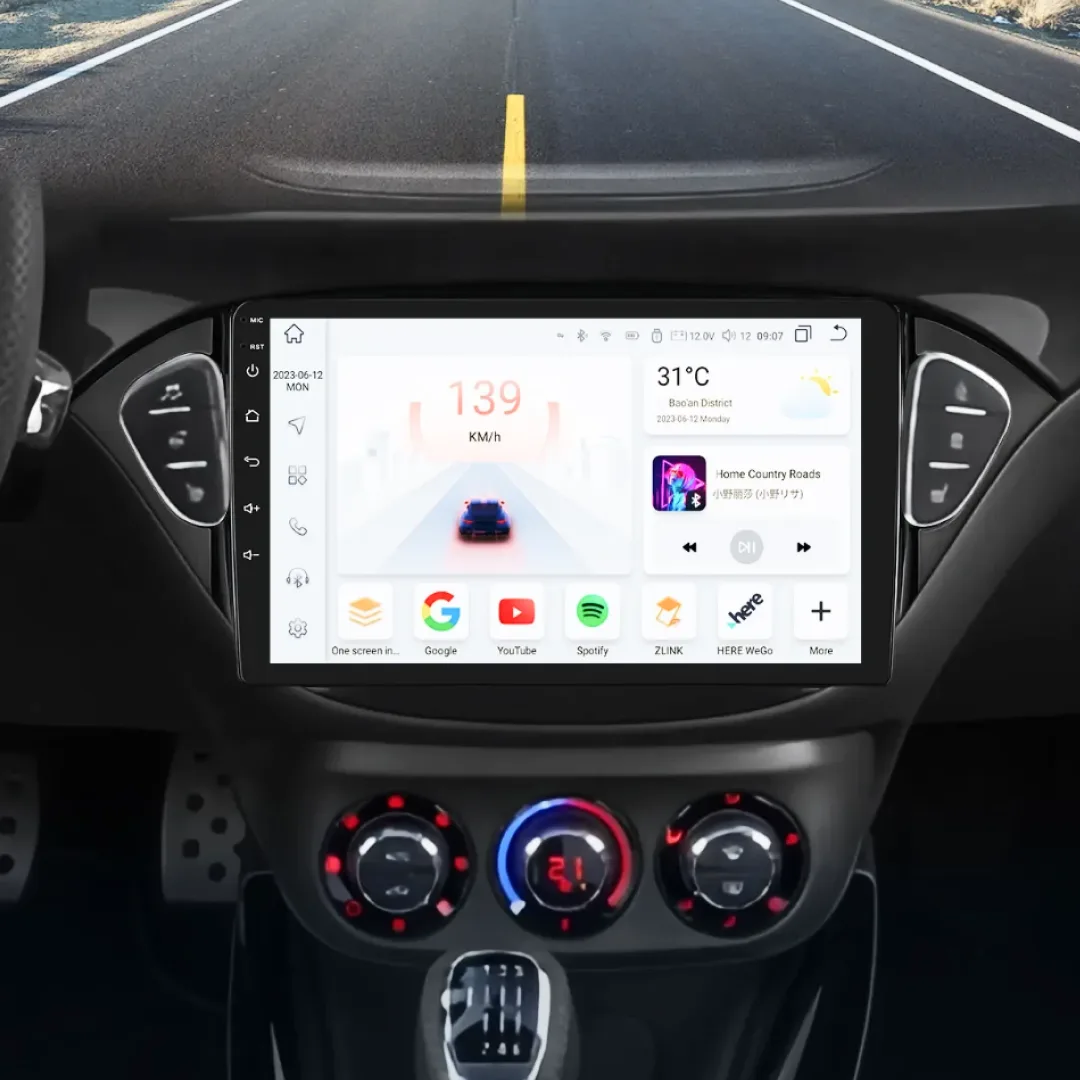 Opel Corsa E 2015–2019 – 9_ Bilradio m. Apple CarPlay Og Android Auto