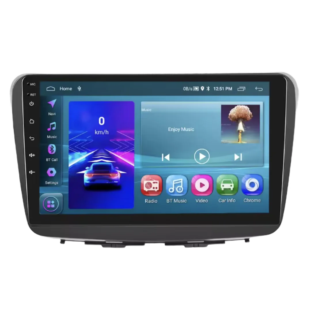 Suzuki Baleno 2010–2016 – 9_ Bilradio m. Apple CarPlay Og Android Auto