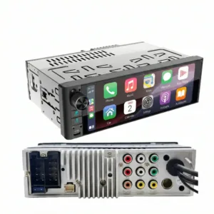 1-din radio med display Apple CarPlay/Android Auto