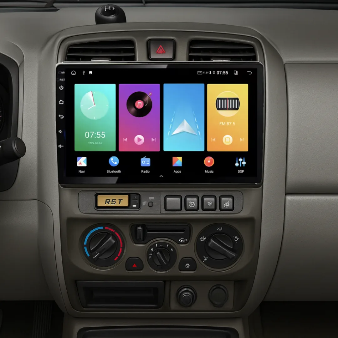 Isuzu D-MAX 2001–2011 – 9_ Bilradio m. Apple CarPlay og Android Auto A-1