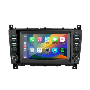Bilradio för Mercedes Benz C-Klass W203/W209/W219 (2004-2011) - Android Auto, Apple CarPlay & Pekskärm